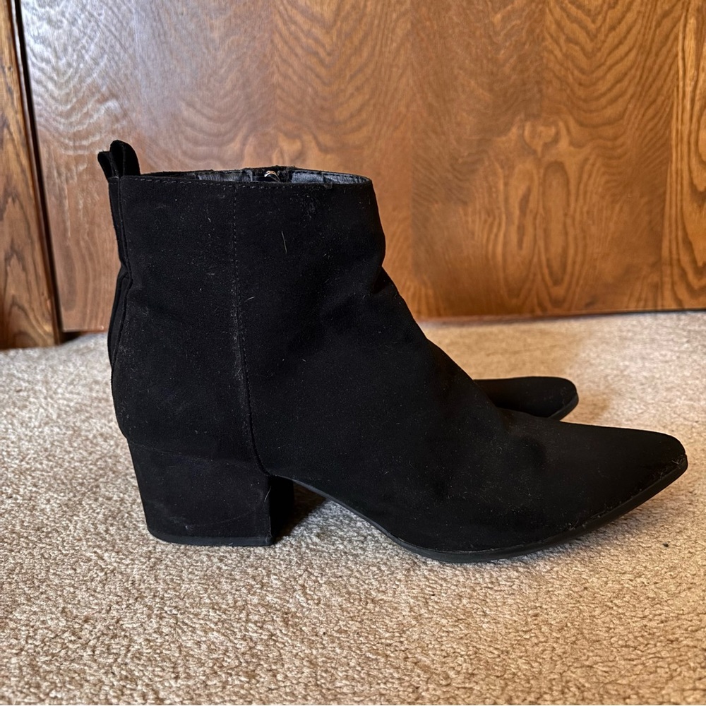 Target Black Suede Ankle Boots